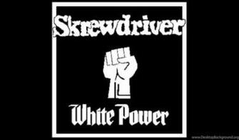 Skrewdriver White Power Desktop Background