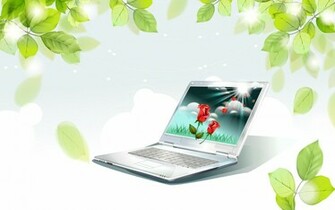 Computer Background Notebook Powerpoint Background Wallpaper
