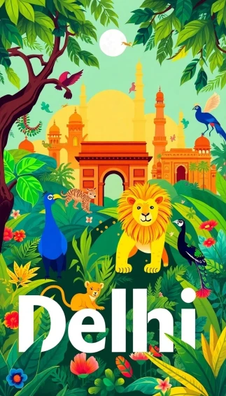 Delhi Safari Wallpaper