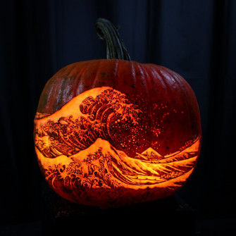 The Art Of Pumpkin Carving In Picture Wallpaper
