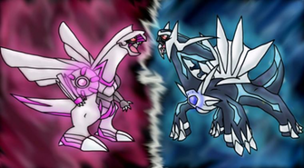 Dialga And Palkia By Shadowthezoroark