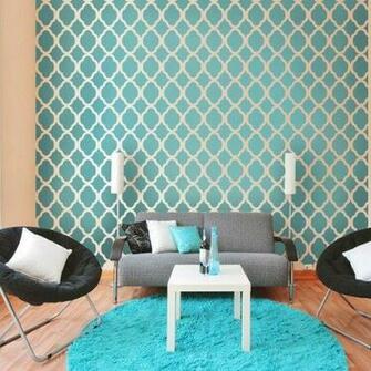 Moroccan Stencil Design Rabat Lg Reusable Stencils For Diy Wallpaper