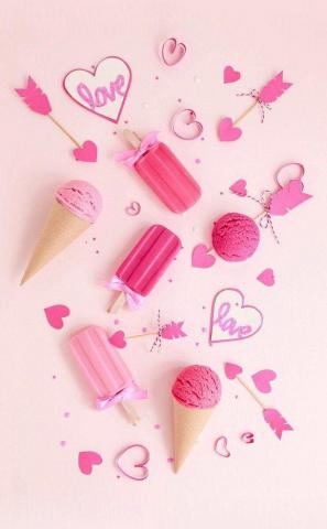 Girly Pink Ice Cream Pictures Photos And Image For