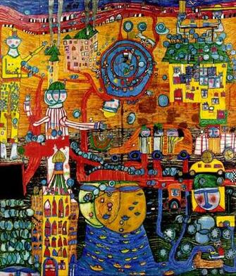 Friedrich Hundertwasser Paintings