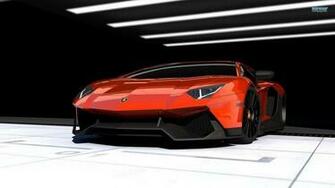 Red Lamborghini Reventon Wallpaper