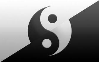 Black White Yin Yang Wallpaper Screen