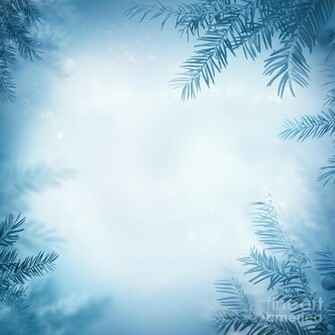 Festive Winter Background Digital Art By Mythja Photography