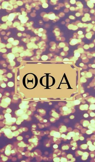 Theta Phi Alpha Glitter iPhone Monogram Background