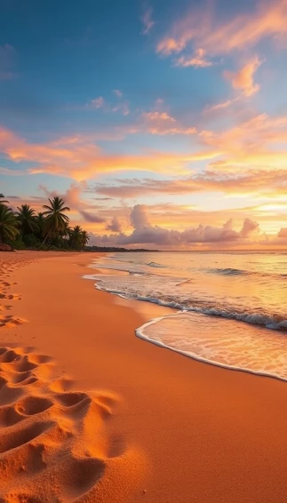 Background For Mobile Of Beach