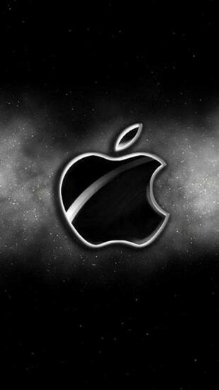 Black Mac Os X Apple Wallpaper