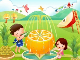 Wallpaper Cartoon Children Games
