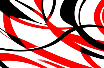 Red Black White Abstract Wallpaper