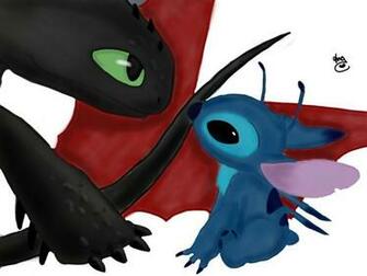 Stitch Meets Toothless By Toothless20