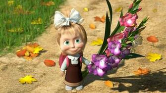 Masha And The Bear HD Wallpaper Background Image