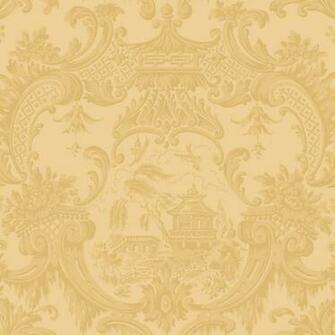Chippendale China Yellow Wallpaper Archive Anthology Cole
