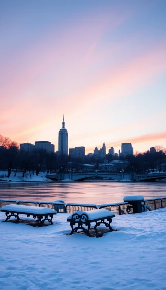 New York Winter Wallpaper