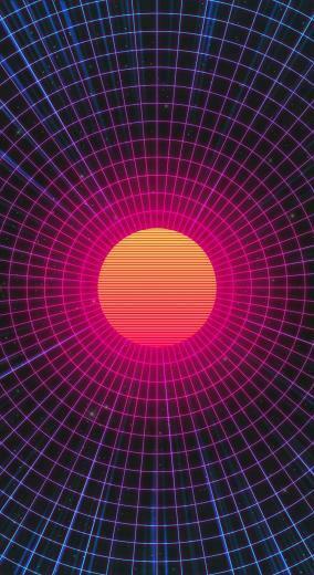 Purple Circle Pattern Magenta Symmetry Colorfulness