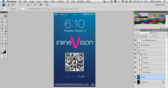 iPhone Background Template Screenshot