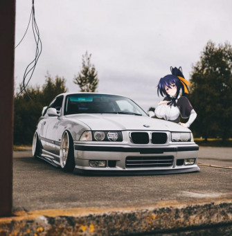 Akeno Himejima X E36 Jdm Car Anime