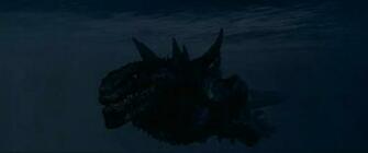 Godzilla Gambar Zilla Swimming HD Wallpaper And Background Foto