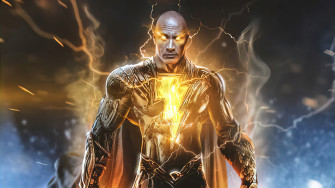 Black Adam Dwayne Johnson Wallpaper 4k