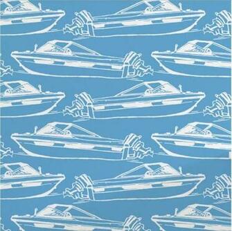 New Aimee Wilder Boating Wallpaper Rolls Pool Blue Buy It Now Best