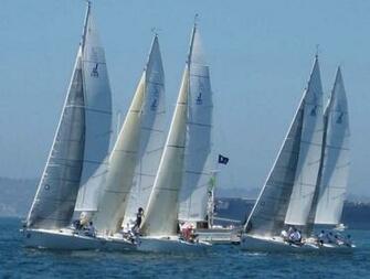 Sailboat Racing Logo