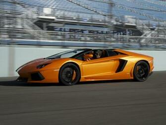 Lamborghini Aventador Lp700 Roadster Supercar Orange Track G