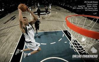 Dallas Mavericks Gerald Green Dunk Wallpaper Wallcoo Net