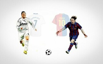 Cristiano Ronaldo Vs Lionel Messi Wallpaper