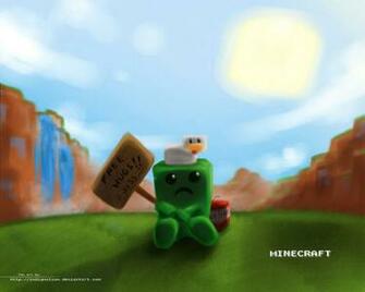 Creeper About To Blow Up It Is Flashing And Growing Fatter