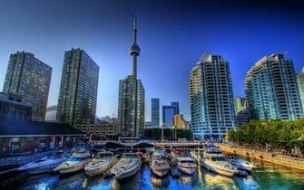 Canada Harbour Front City HD Wallpaper 3d