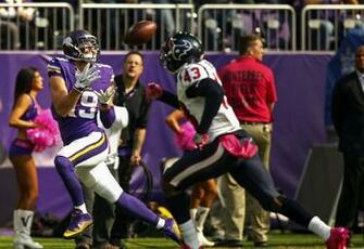 Vikings Vs Texans Sam Bradford Connects With Adam Thielen