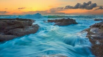 And Waves HD Wallpaper Beautiful Nature For Ubuntu