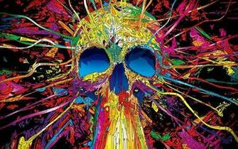 Abstract Skull Wallpaper