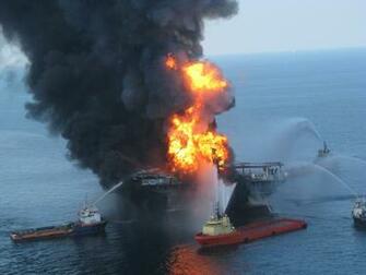 Ships Vehicles Catastrophe Oil Rig HD Wallpaper Of Watercrafts