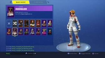 Fortnite Moonwalker Skin HD Wallpaper