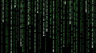 The Matrix Binary Poster Wallpaper HD