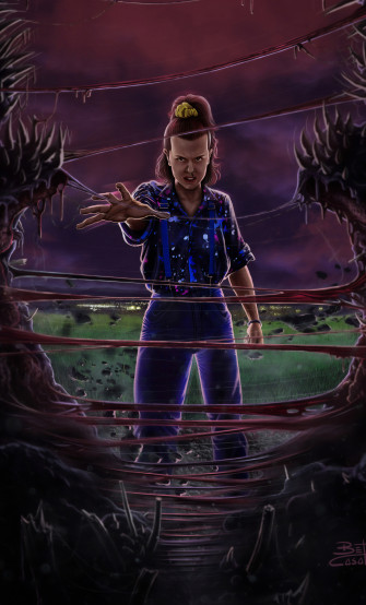 Eleven Stranger Things iPhone HD 4k Wallpaper Image