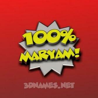 Pre Of Percent For Name Maryam