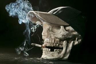 Smoking Skull