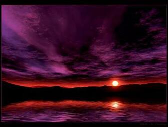 Purple Sunset On The Beach HD Wallpaper In Imageci