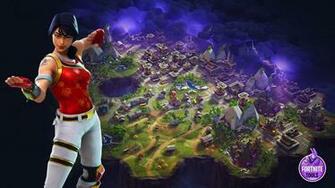 Fortnite Battle Royale Skin Wallpaper Scarlet Defender