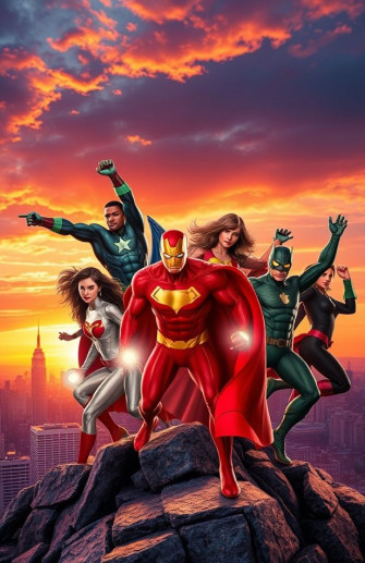 3d Super Heroes Wallpaper