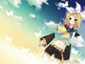 Vocaloid Kagamine Rin Detached Sleeves Wallpaper Anime HD
