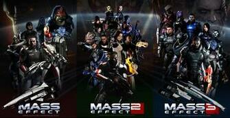 Mass Effect Trilogy Fan Art Triptych By Rs2studios