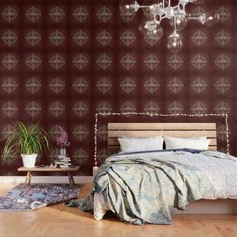 Diligence Chinese Calligraphy On Celtic Cross Wallpaper By