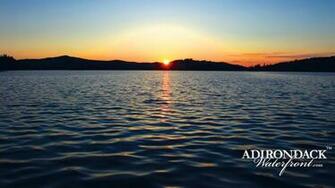 Adirondack Waterfront Computer Desktop Background