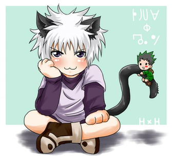 Hxh Killua Kitty By Hanuwabbit