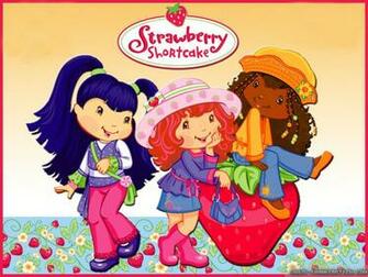 Strawberry Shortcake Cartoon Wallpaper In High Resolution For